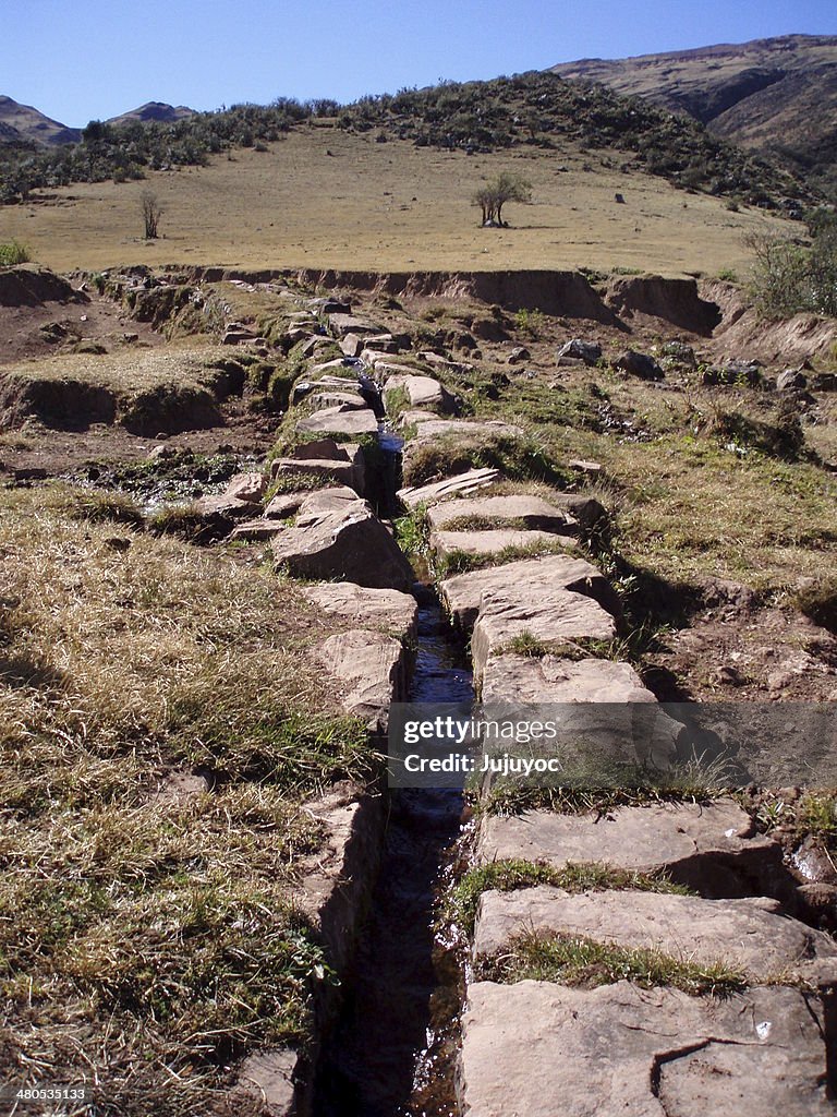 Ditch of stones