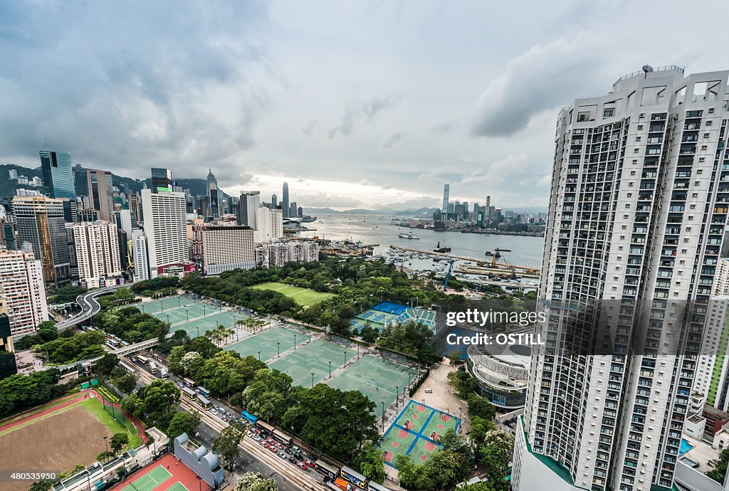 Cityscape Victoria Park Causeway Bay Hong Kong