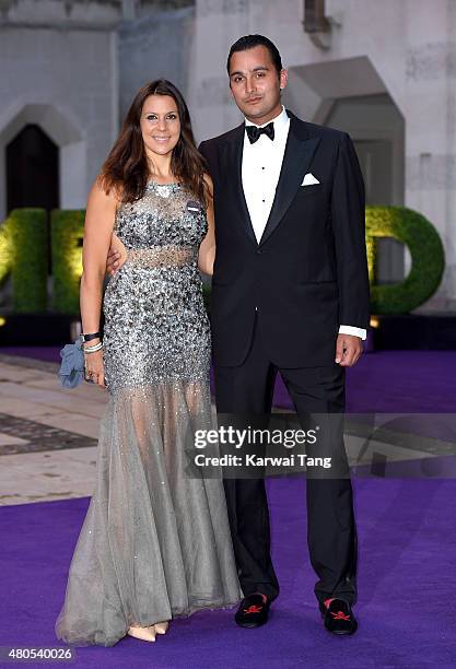 Marion Bartoli attends the Wimbledon Champions Dinner at The Guildhall on July 12, 2015 in London, England.