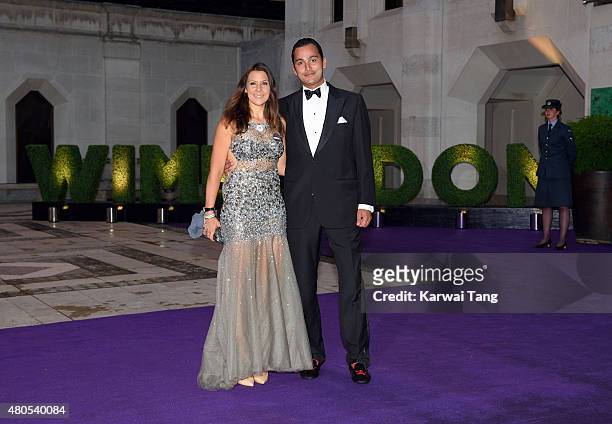 Marion Bartoli attends the Wimbledon Champions Dinner at The Guildhall on July 12, 2015 in London, England.