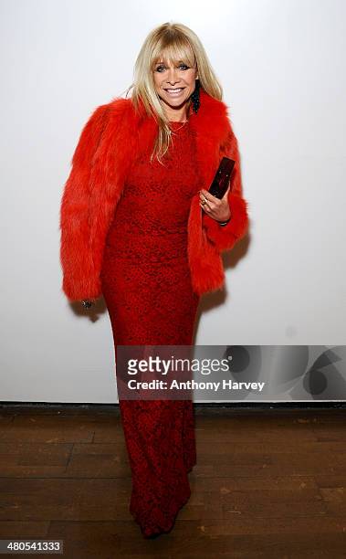 Jo Wood attends the Annual Schools auction dinner at Burlington House on March 25, 2014 in London, England.