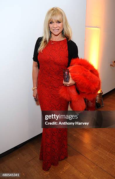 Jo Wood attends the Annual Schools auction dinner at Burlington House on March 25, 2014 in London, England.