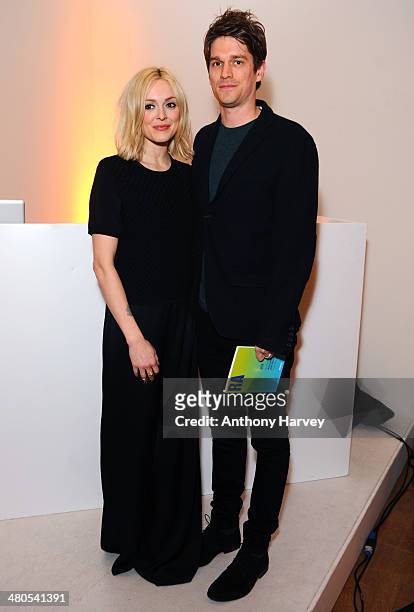 Fearne Cotton and Jesse Wood attend the Annual Schools auction dinner at Burlington House on March 25, 2014 in London, England.