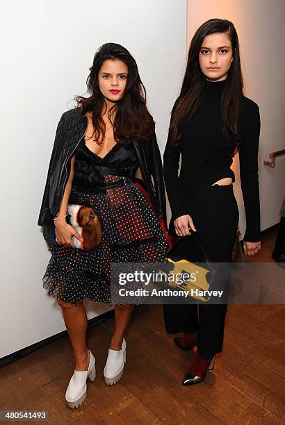 Bip Ling and Evangeline Ling attend the Annual Schools auction dinner at Burlington House on March 25, 2014 in London, England.