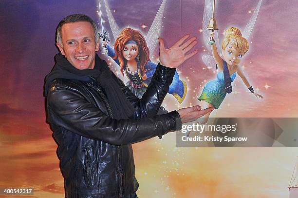 Samuel Etienne attends the 'Clochette et la Fee Pirate' Premiere at Gaumont Champs Elysees on March 25, 2014 in Paris, France.