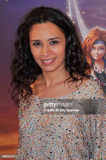 Aida Touirhi attends the 'Clochette et la Fee Pirate' Premiere at Gaumont Champs Elysees on March 25, 2014 in Paris, France.