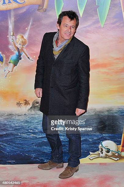 Jean-Luc Reichmann attends the 'Clochette et la Fee Pirate' Premiere at Gaumont Champs Elysees on March 25, 2014 in Paris, France.