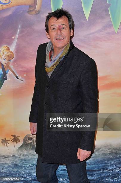 Jean-Luc Reichmann attends the 'Clochette et la Fee Pirate' Premiere at Gaumont Champs Elysees on March 25, 2014 in Paris, France.
