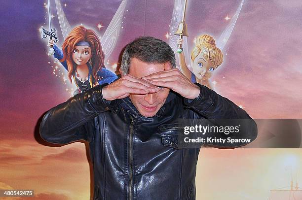 Samuel Etienne attends the 'Clochette et la Fee Pirate' Premiere at Gaumont Champs Elysees on March 25, 2014 in Paris, France.