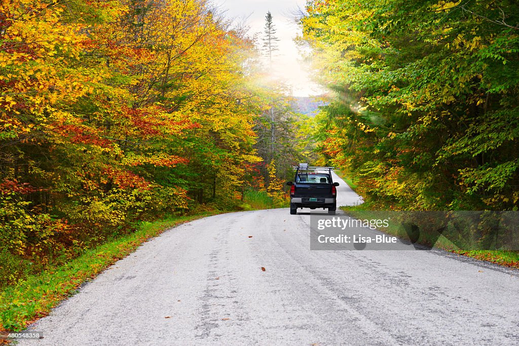Country Road in Fall, Vermont