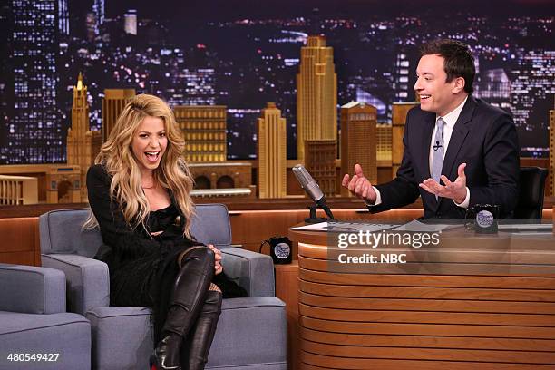 71 fotos e imágenes de alta resolución de Shakira Jimmy Fallon - Getty