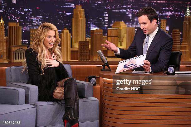 Shakira Jimmy Fallon Photos and Premium High Res Pictures - Getty Images