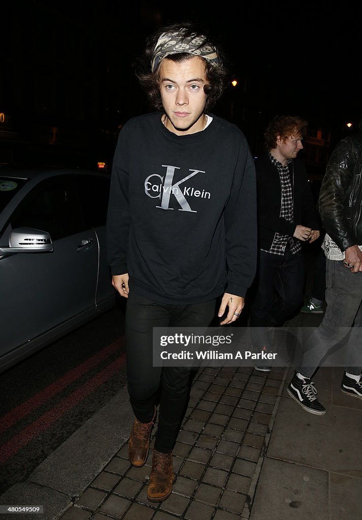 Celebrity Sightings In London - March 25, 2014