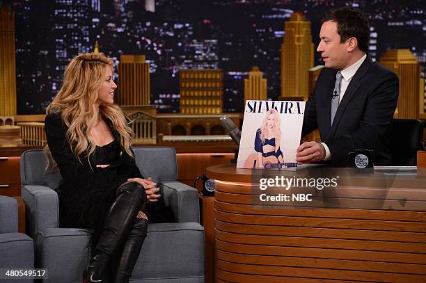 Shakira Jimmy Fallon Photos and Premium High Res Pictures - Getty Images
