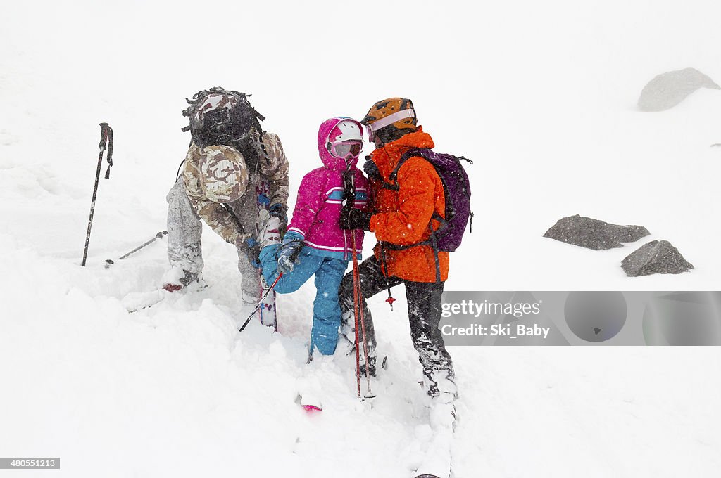 Accident at the ski resort