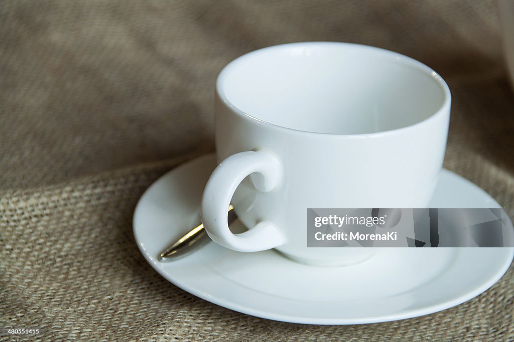 White cup