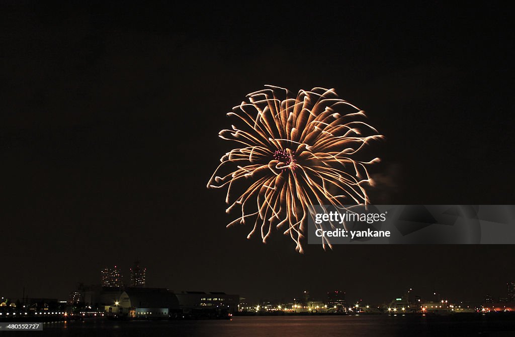 Japanese traditional fireworks