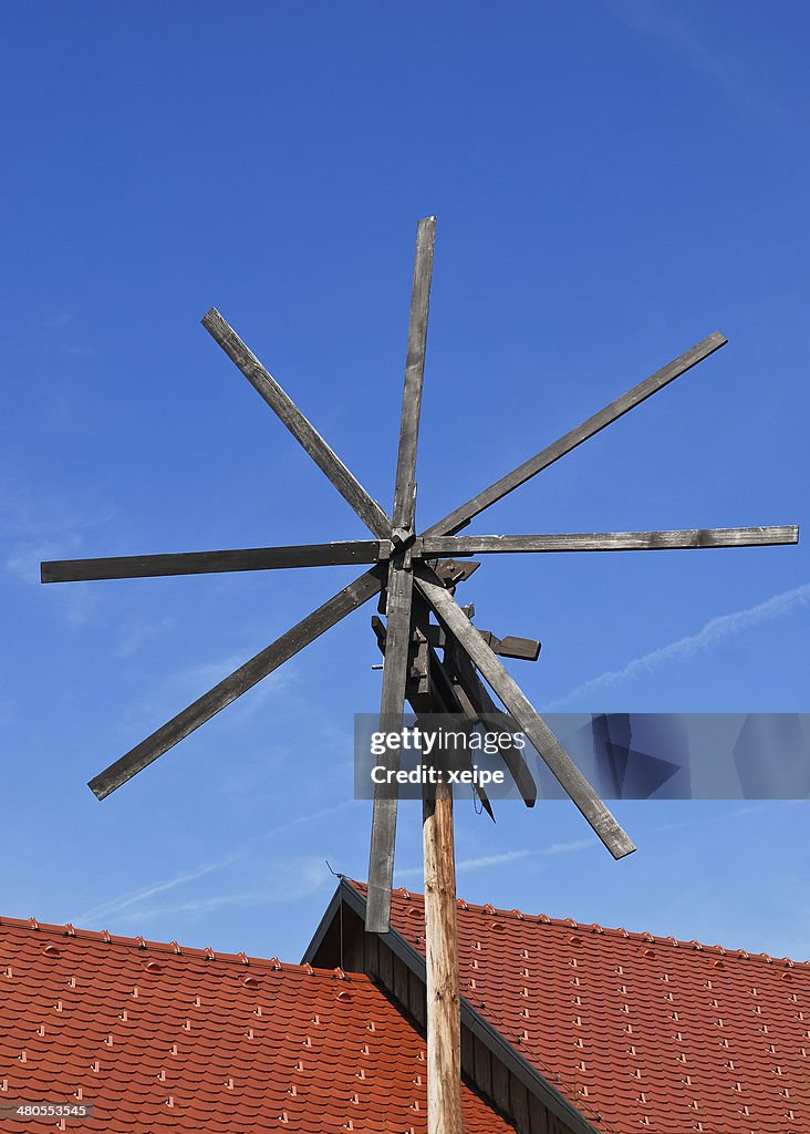 Wooden windmill in Styria