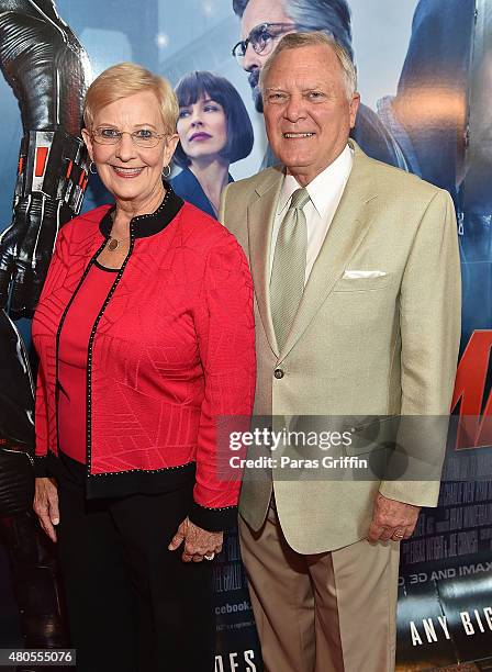 First Lady Sandra Deal and Georgia Governor Nathan Deal attend "Ant-Man" Atlanta Cast And Crew Screening at Regal Atlantic Station 18 on July 12,...