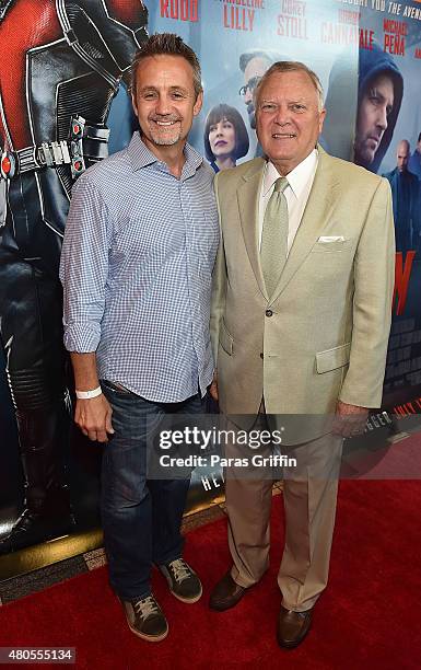 Producer Mitch Bell and Georgia Governor Nathan Deal attend "Ant-Man" Atlanta Cast And Crew Screening at Regal Atlantic Station 18 on July 12, 2015...