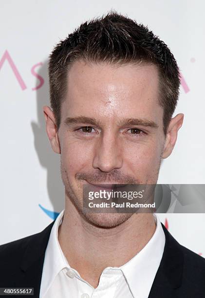 Actor Jason Dohring arriving at the Youth For Human Rights International Celebrity Benefit Event at Beso on March 24, 2014 in Hollywood, California.