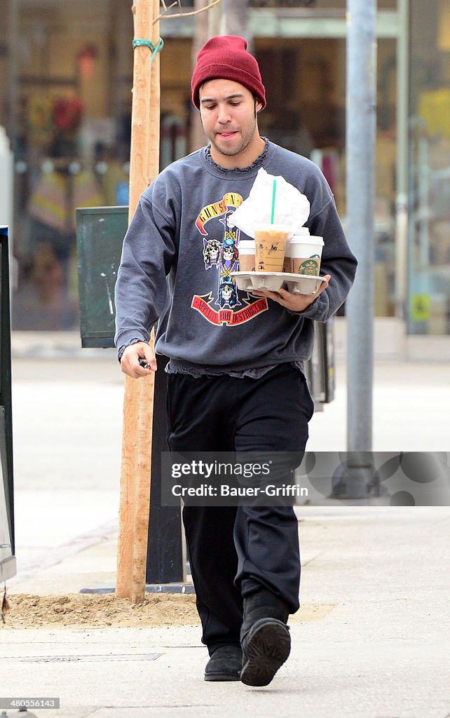 Celebrity Sightings In Los Angeles - March 25, 2014