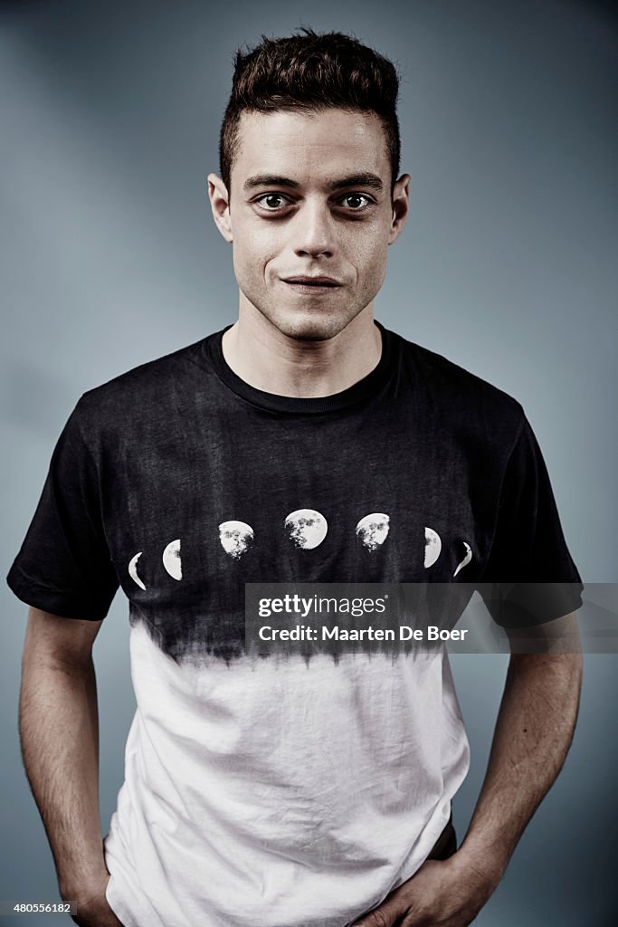Actor Rami Malek of 'Mr. Robot' poses for a portrait at the Getty ...