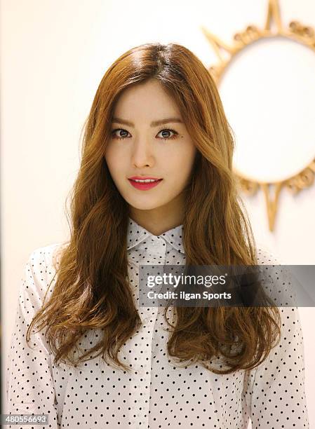 Of After School attends the UNIQLO 'Collaboration with Ines de la Fressange' event on March 20, 2014 in Seoul, South Korea.