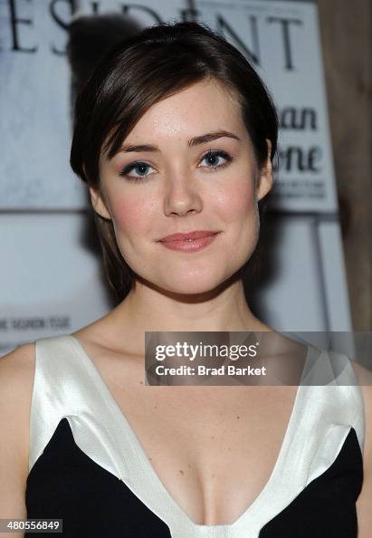 Actress Megan Boone attends the Resident Magazine March 2014 issue