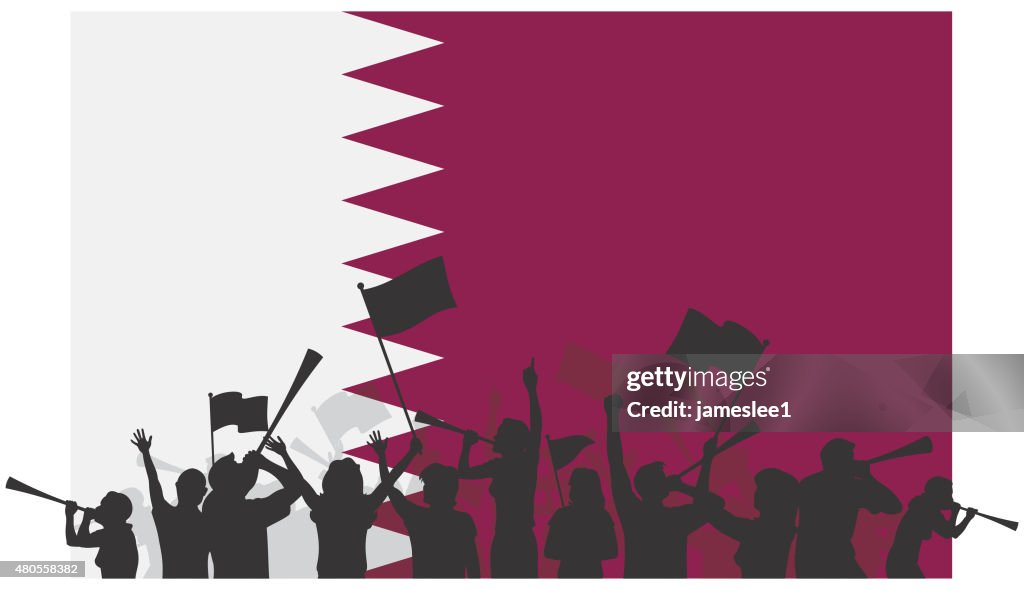 Katar Fußball-Fans