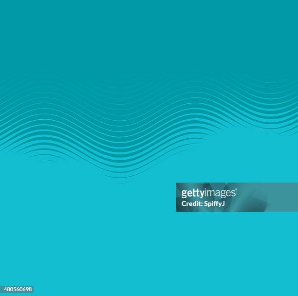 abstract wave half tone background - sea stock illustrations