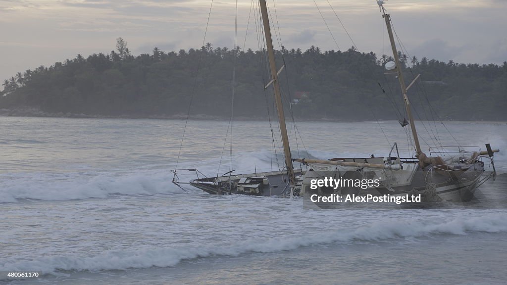 Boat Wreck on Karon Beach