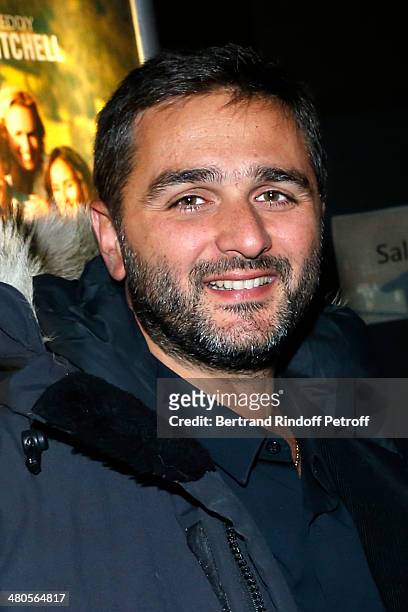French director Olivier Nakache (of "Intouchables" fame, poses prior to the private screening of Claude Lelouch's latest feature film "Salaud, on...