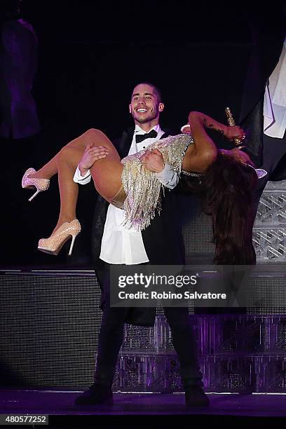 Ariana Grande Performs In Milan with new boyfriend Ricky Alvarez, 2015 May 25, in Milan, Italy.