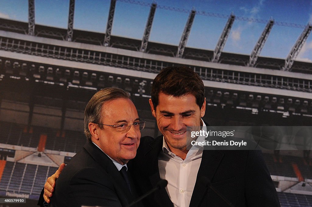 Iker Casillas leaves Real Madrid - Press Conference