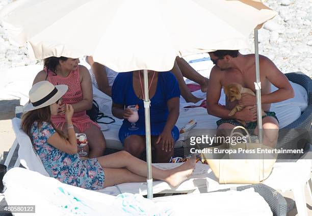 Yolanthe Cabau is seen on June 21, 2015 in Ibiza, Spain.