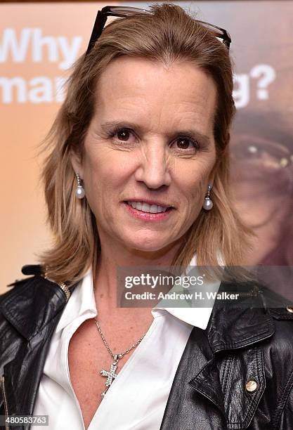 Kerry Kennedy attends the "The Unknown Known" screening at Museum of Art and Design on March 25, 2014 in New York City.