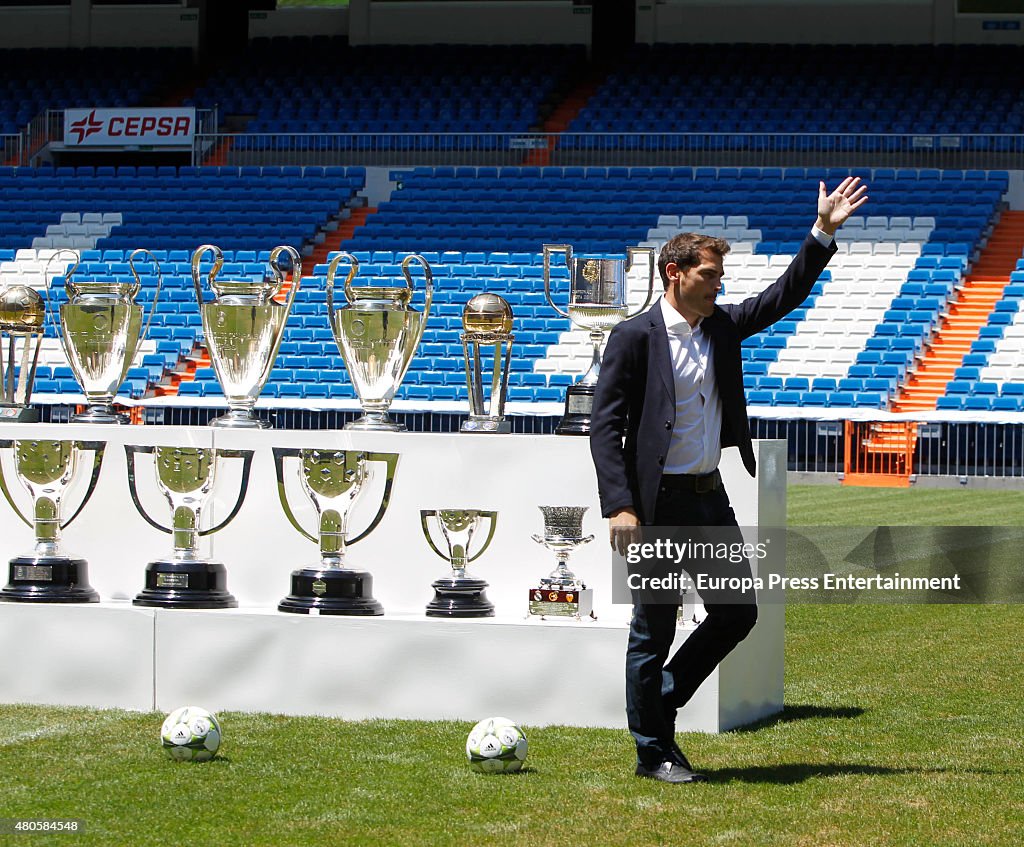 Iker Casillas Leaves Real Madrid - Press Conference