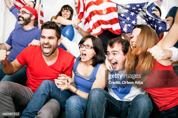 american supporters - fútbol americano stock pictures, royalty-free photos & images