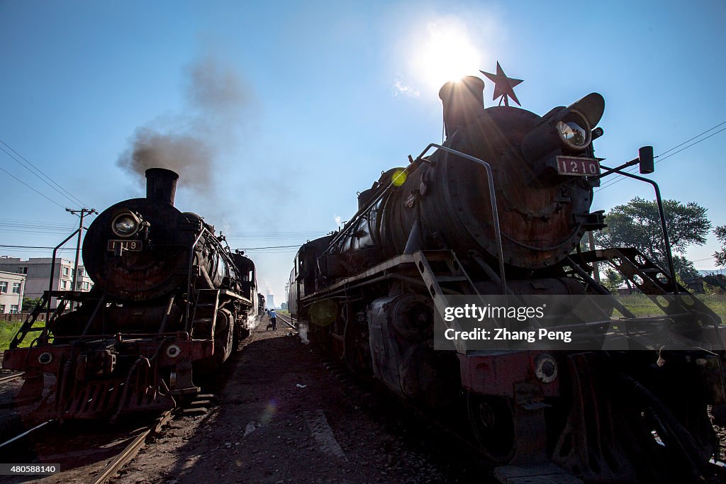 Disappearing Steam Locomotives in Fuxin