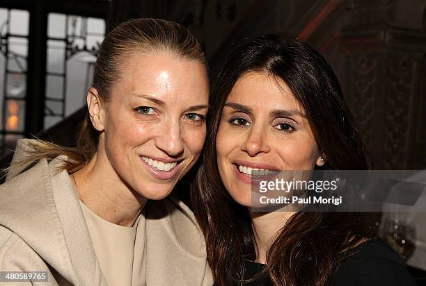Susan Chokachi and Florinka Pesenti attend ELLE's annual Women in Washington Power List dinner hosted by Robbie Myers, ELLE Editor-in-Chief, with...