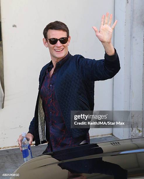 Actor Matt Smith is seen at Comic-Con International 2015 on July 12, 2015 in San Diego, California.