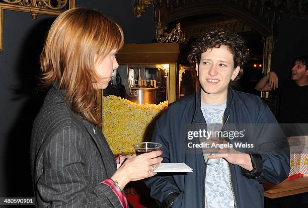 Composer Mica Levi attends the premiere of A24's "Under The Skin" at The Theatre At Ace Hotel on March 25, 2014 in Los Angeles, California.