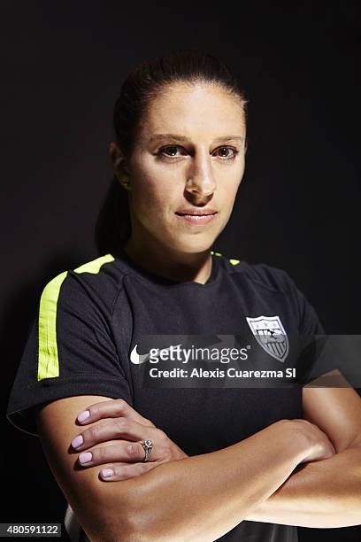 United States National Soccer team member, Carli Lloyd is photographed for Sports Illustrated on May 2, 2015 in Newport Beach, California. CREDIT...
