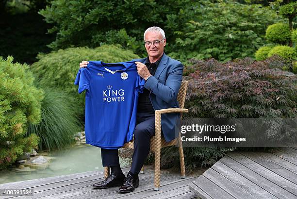 Claudio Ranieri is unveiled as the new Leicester City manager at their pre-season training camp on July 13, 2015 in Spielfeld, Austria.