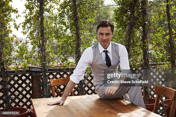 Actor Zach Braff is photographed for the FT magazine on February 5, 2013 in Los Angeles, California.