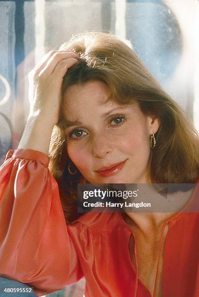 Actress Susan Strasberg poses for a portrait in 1990 in Los Angeles, California.