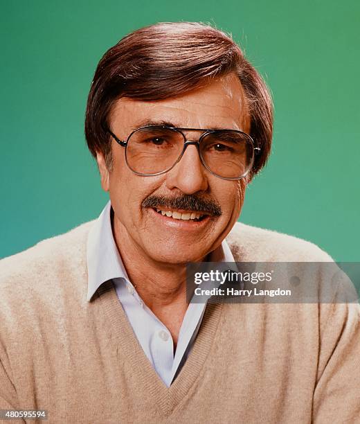 Radio Announcer Gary Owens poses for a portrait in 1997 in Los Angeles, California.