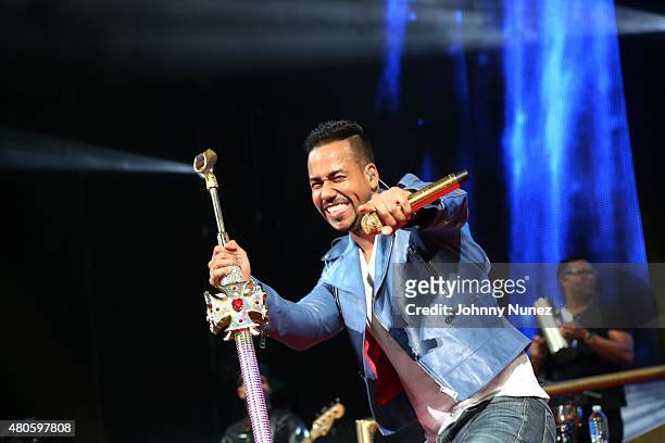 Romeo Santos performs at Barclays Center on July 12 in New York City.