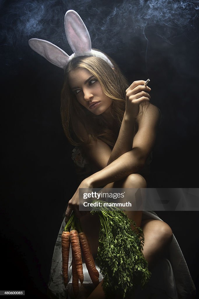 Frech Bunny Girl